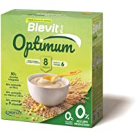 Los mejores  - Blevit plus Optimum 8 Cereales- papilla infantil de cereales elaborada con trigo integral- avena- triticale- arroz…
